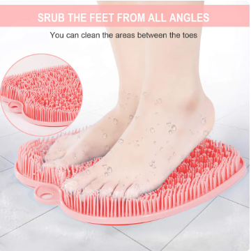 Exfoliating Silicone Shower Foot Scrubber Pad