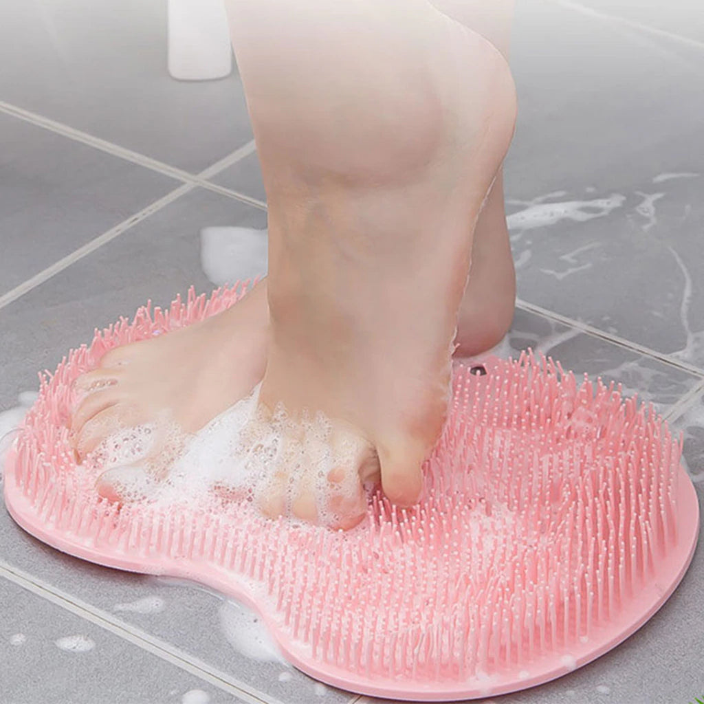 NON BRAND Silicones Bath Massage Back Shower Foot, Mat Size: Small