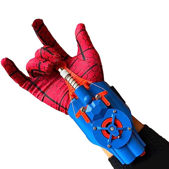 Automatic Spider Web Wrist Launcher Decorative String Toy for Kids